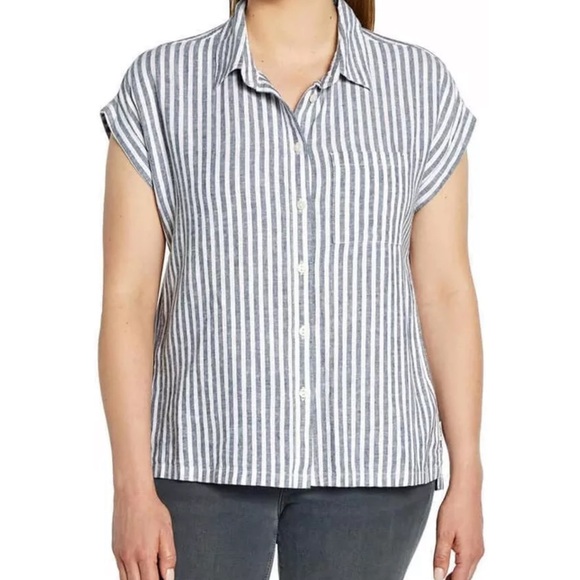 Orvis Top NWT Linen Blend Button Up Size XXL - Picture 14 of 15